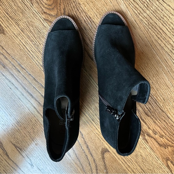 ๐ NEW - never worn - Blondo size 10 black waterproof peep toe booties - Picture 15 of 15